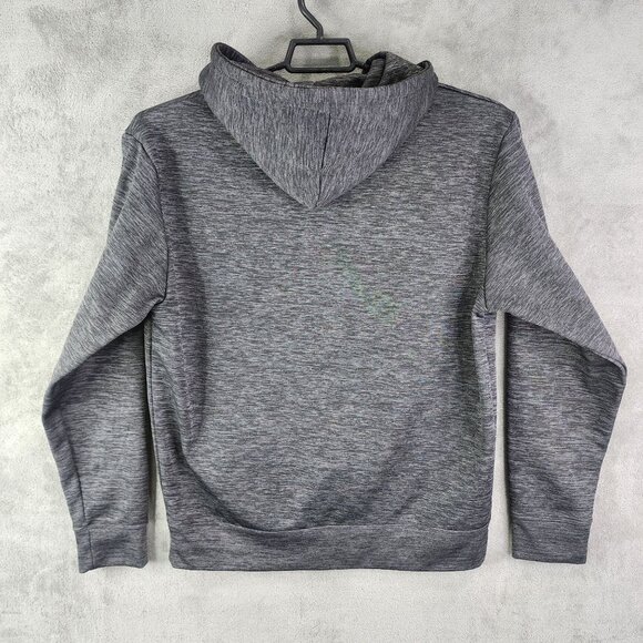 Men's Heather Gray Oklahoma State Cowboys Hooded Sweatshirt Colosseum Size L - Picture 9 of 12